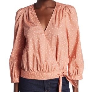 Madewell Star Scatter Wrap Shirt NWT